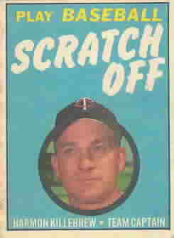 1970 Topps Scratchoffs Baseball Cards
